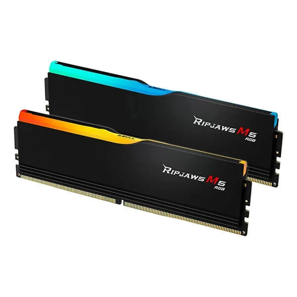 G.SKILL Ripjaws M5 RGB 64GB ( 32GBx2 ) 6000MHz DDR5 RAM ( Matte Black ) ( CL32 )