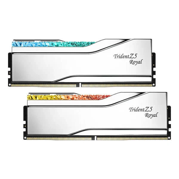 G.Skill Trident Z5 Royal RGB 32GB ( 16GB x 2 ) DDR5 7200MHz Desktop RAM ( Silver ) ( CL34 )