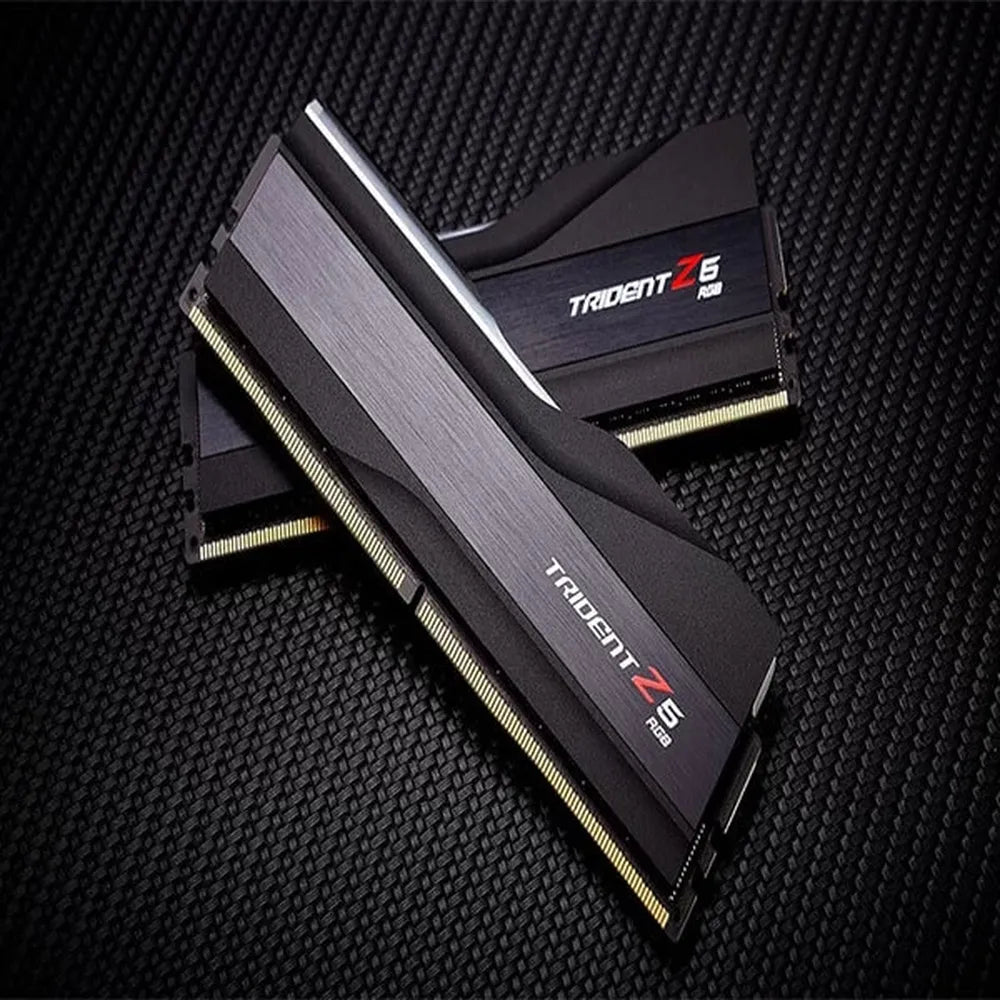 G.SKILL Trident Z5 RGB 32GB ( 16GBx2 ) 7200MHz DDR5 RAM ( Matte Black ) ( CL34  )