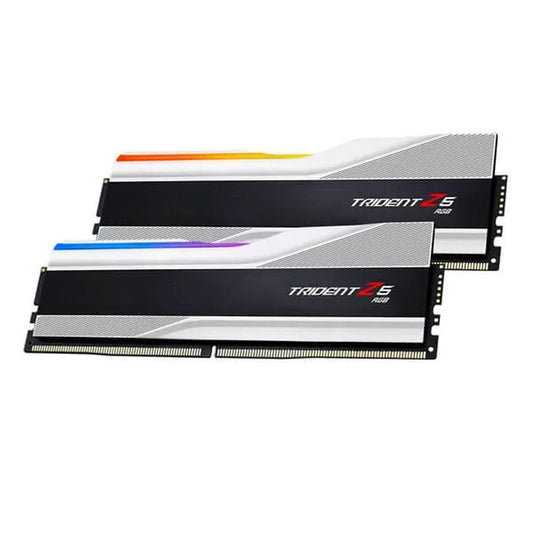 G.SKILL Trident Z5 RGB 32GB ( 16GBx2 ) 7200MHz DDR5 RAM ( Metallic Silver ) ( CL34 )