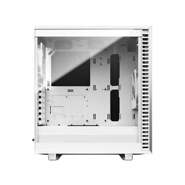 FRACTAL DESIGN Define 7 Compact Clear ATX Mid Tower Cabinet (White)