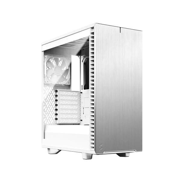 FRACTAL DESIGN Define 7 Compact Clear ATX Mid Tower Cabinet (White)
