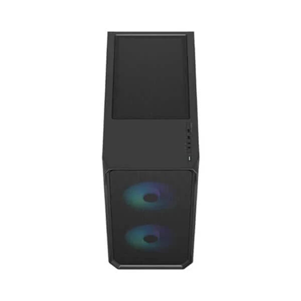 FRACTAL DESIGN Focus 2 Mesh RGB Clear Tint ATX Mid Tower Cabinet (Black)