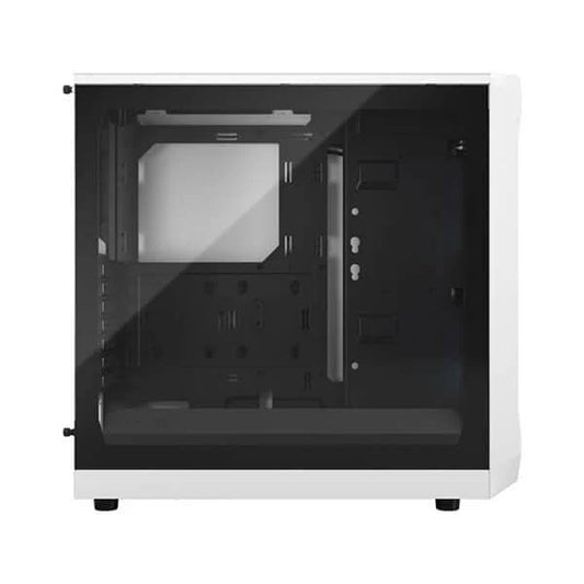 FRACTAL DESIGN Focus 2 Mesh RGB Clear Tint ATX Mid Tower Cabinet (White)