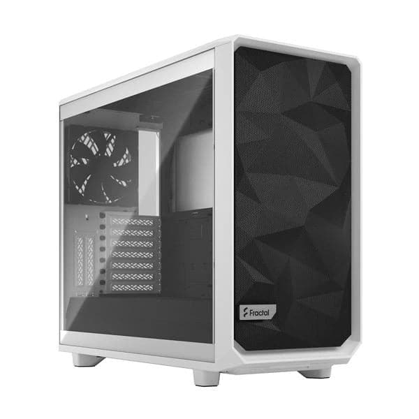 FRACTAL DESIGN Meshify 2 Clear Tint EATX Mid Tower Cabinet (White)