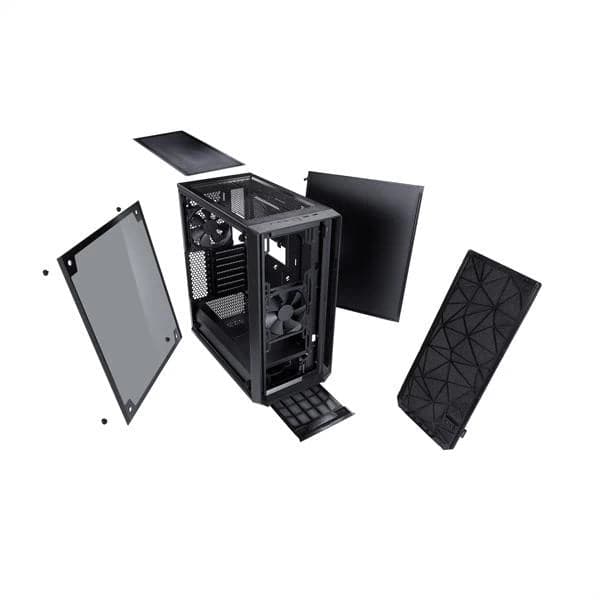 FRACTAL DESIGN Meshify C Dark ATX Mid Tower Cabinet (Black)