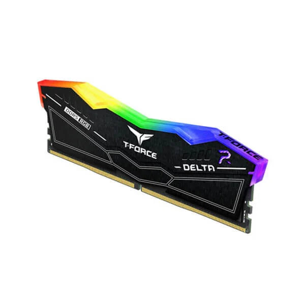 TEAMGROUP T-Force Delta RGB 16GB ( 16GB x 1 ) 6000MHz DDR5 RAM (Black) ( CL38 )