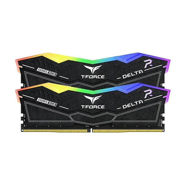 TEAMGROUP T-Force Delta RGB 32GB ( 16GB x 2 ) 7200MHz DDR5 RAM (Black) ( CL34 )