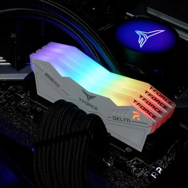 TEAMGROUP T-Force Delta RGB 64GB ( 32GBx2 ) 5200MHz DDR5 RAM ( CL40 )