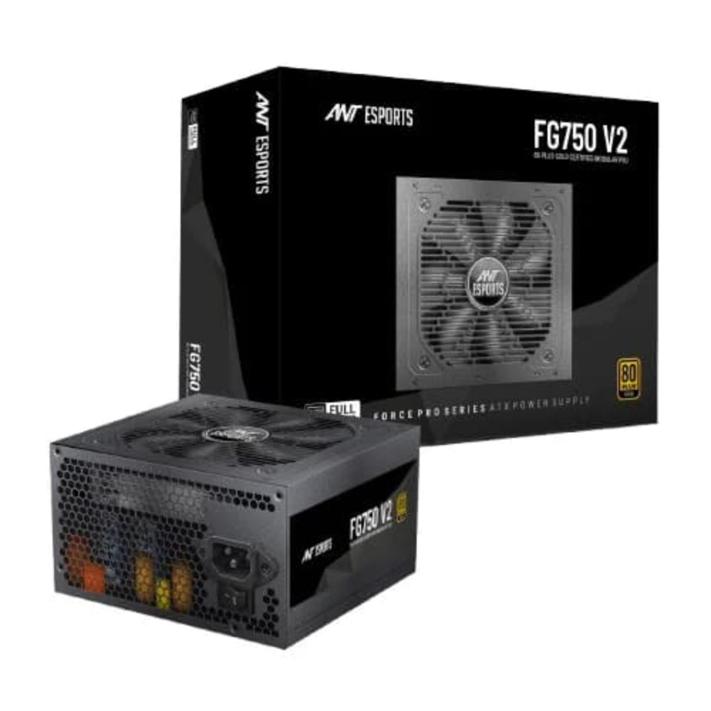 ANT ESPORTS FG750 V2 750W 80+ Gold Fully Modular ATX 2.0 Power Supply
