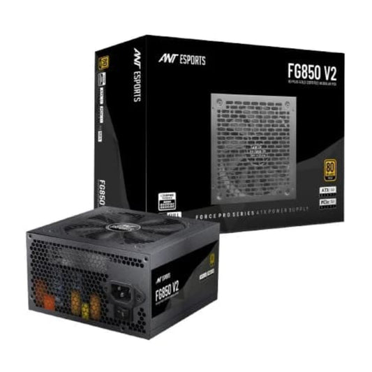ANT ESPORTS FG850 V2 850W 80+ Gold Fully Modular ATX 3.1 Power Supply