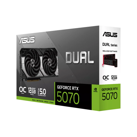 ASUS Dual GeForce RTX 5070 12GB OC Edition Nvidia Graphic Card