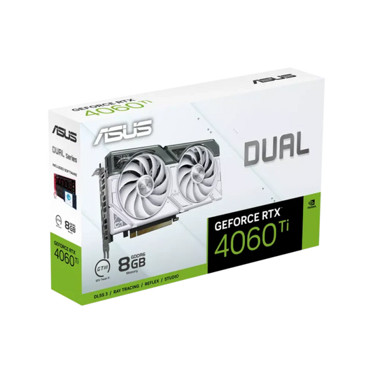 ASUS Dual GeForce RTX 4060 Ti 8GB White Nvidia Graphic Card