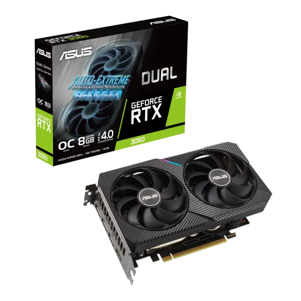 ASUS Dual GeForce RTX 3060 OC Edition 8GB Nvidia Graphic Card
