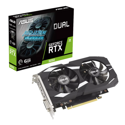 ASUS Dual GeForce RTX 3050 6GB Nvidia Graphic Card