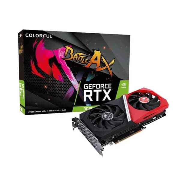 COLORFUL GeForce RTX 3060 Ti NB DUO V2 LHR-V Battle AX 8GB Nvidia Graphic Card