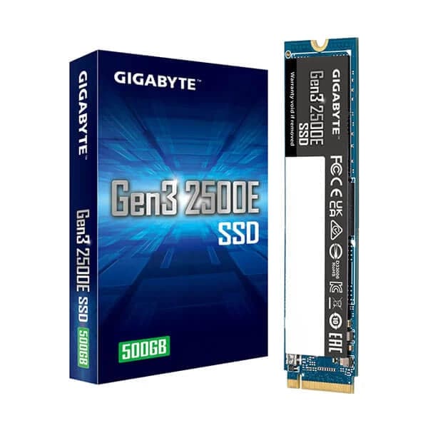 GIGABYTE 2500E 500GB M.2 NVMe Gen3 Internal Solid State Drive (SSD)