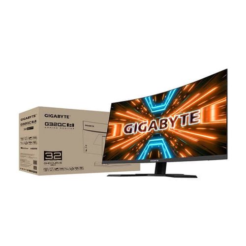 GIGABYTE G32QC A 32 Inch QHD 165Hz VA Panel 1MS AMD Freesync Gaming Monitor