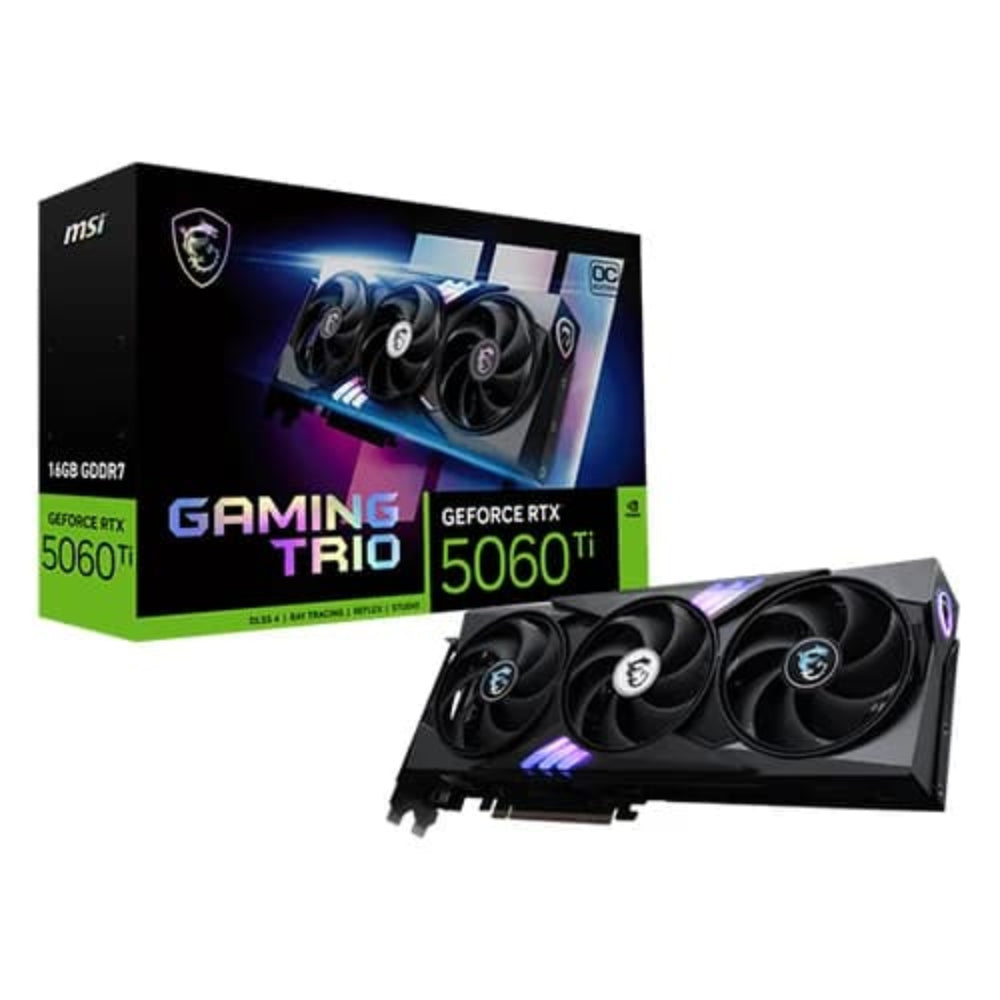 MSI GeForce RTX 5060 Ti Gaming Trio OC 16GB Nvidia Graphic Card