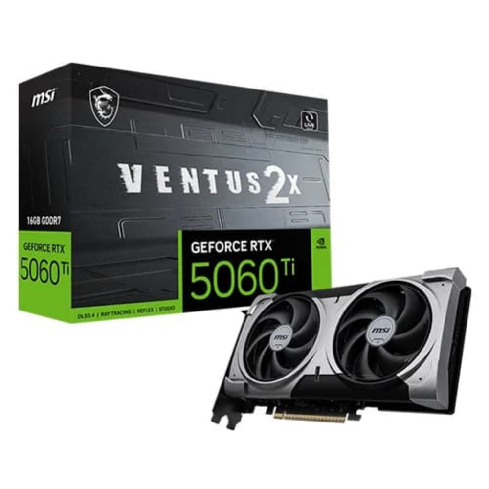 MSI GeForce RTX 5060 Ti Ventus 2X Plus 16GB Nvidia Graphic Card