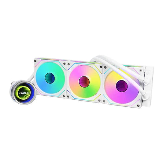 LIAN LI Galahad II Trinity SL-INF ARGB 360mm CPU Liquid Cooler (White)