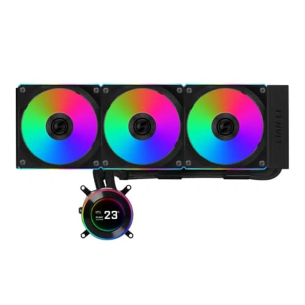 LIAN LI Hydroshift ll 360CL RGB 360mm CPU Liquid Cooler ( With LCD Display ) ( Black )