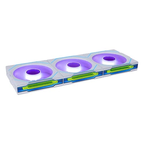 LIAN LI Uni Fan SL-Infinity 120mm Wireless ARGB Cabinet Fans (White) (Triple Pack)