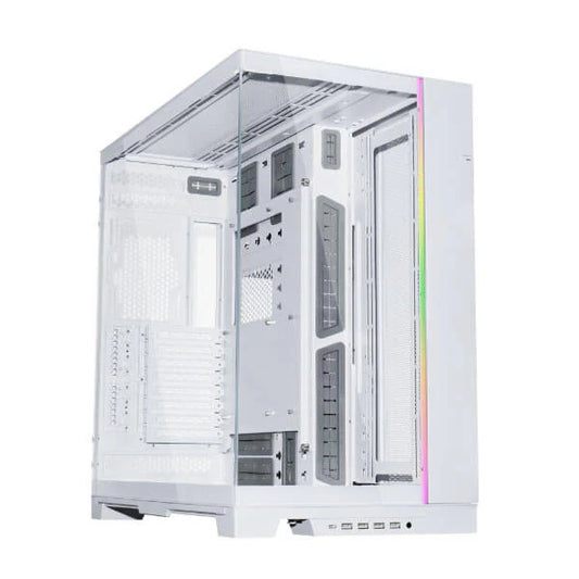LIAN LI O11 Dynamic EVO XL ARGB EATX Full Tower Cabinet (White)