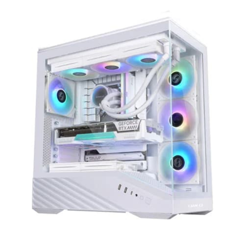LIAN LI Vector V100 ARGB EATX Mid Tower Cabinet ( White )
