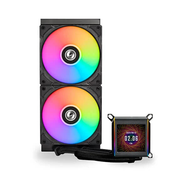 LIAN LI Galahad II LCD ARGB 280mm CPU Liquid Cooler (Black)
