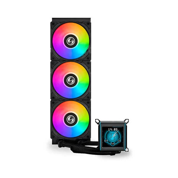 LIAN LI Galahad II LCD ARGB 360mm CPU Liquid Cooler (Black)