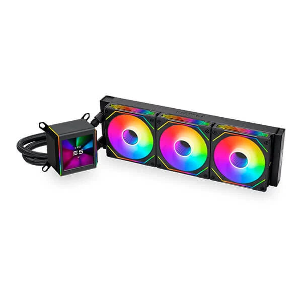 LIAN LI Galahad II LCD SL-INF ARGB 360mm CPU Liquid Cooler (Black)
