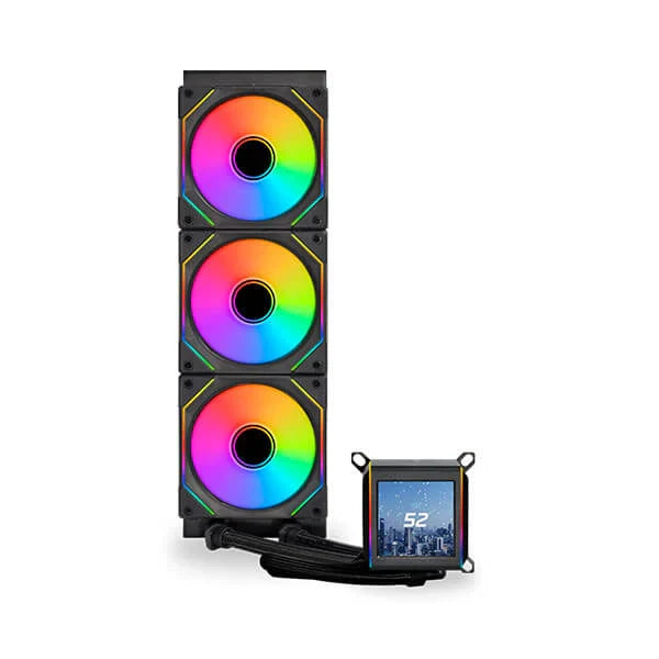 LIAN LI Galahad II LCD SL-INF ARGB 360mm CPU Liquid Cooler (Black)