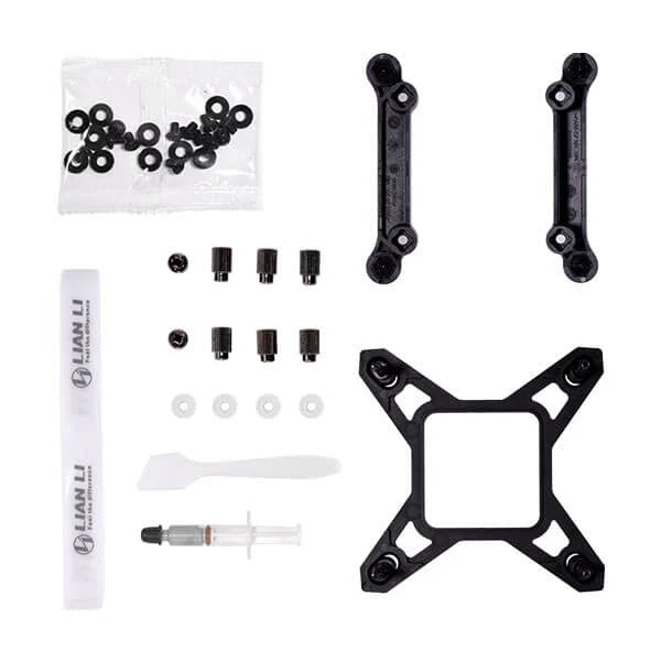 LIAN LI Galahad II LCD ARGB 360mm CPU Liquid Cooler (White)