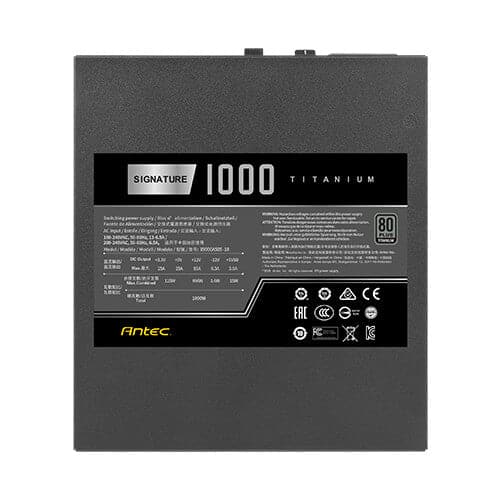 ANTEC Signature ST1000 1000W GB 80+ Titanium Fully Modular ATX 2.0 Power Supply