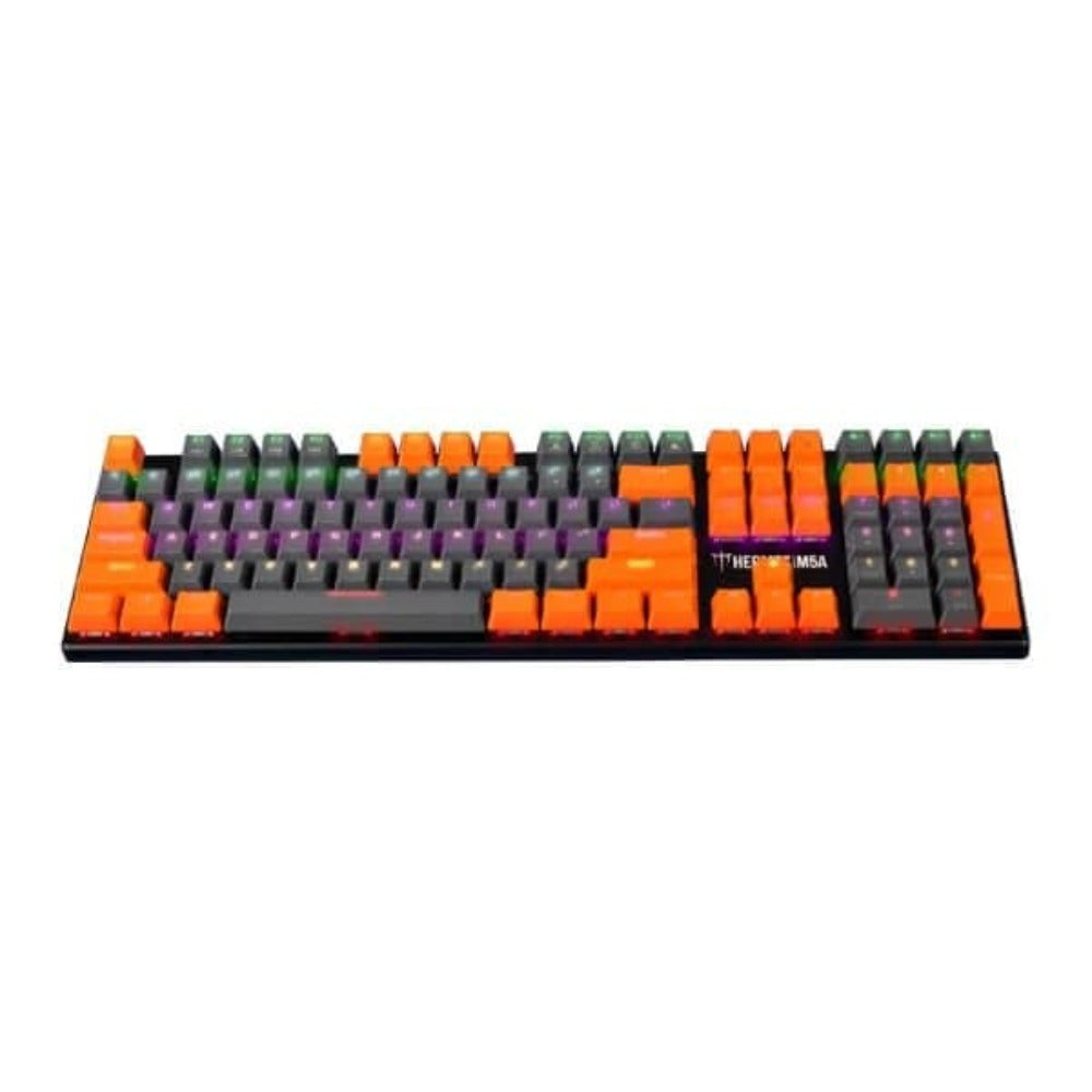 GAMDIAS Hermes M5A Full Size Mechanical Wireless Gaming Keyboard ( Black ) ( Clicky Blue Switches )