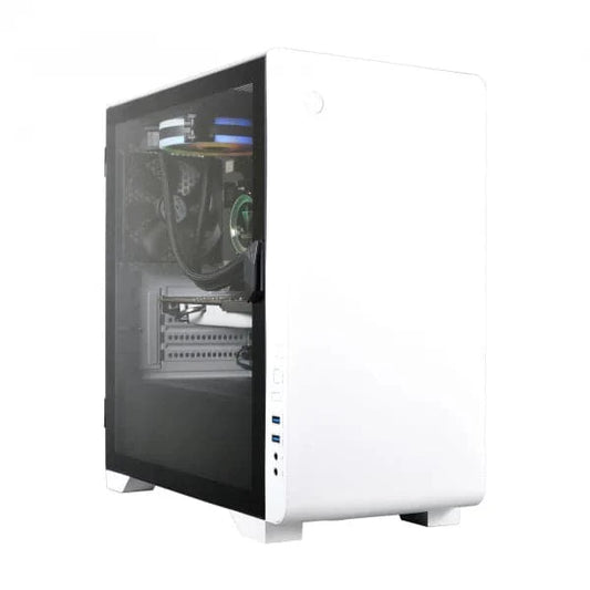 GAMDIAS Mars E2 Gaming MATX Mini tower Cabinet (White)