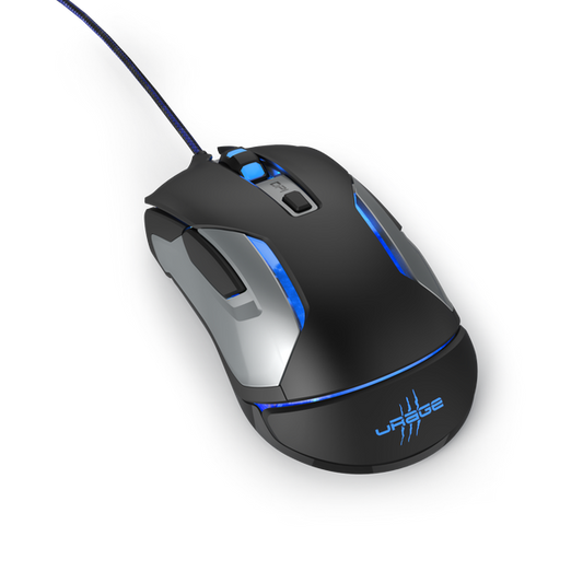 HAMA 186053 Reaper 320 Wired Ambidextrous Gaming Mouse ( 10000DPI / 4 Macro Buttons ) ( Black )
