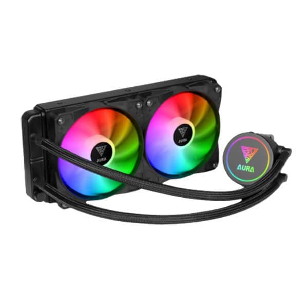 GAMDIAS AURA GL ARGB 240mm CPU Liquid Cooler (Black)