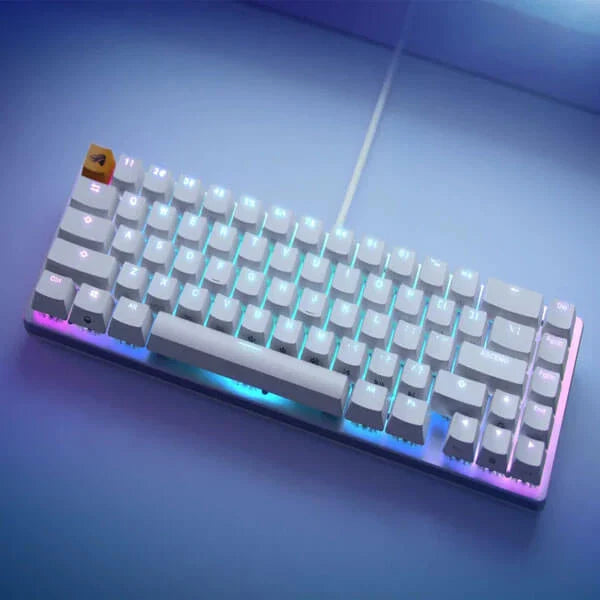 GLORIOUS GMMK 2 96% Mechanical Wired Gaming Keyboard ( White ) ( Fox Linear Switches )