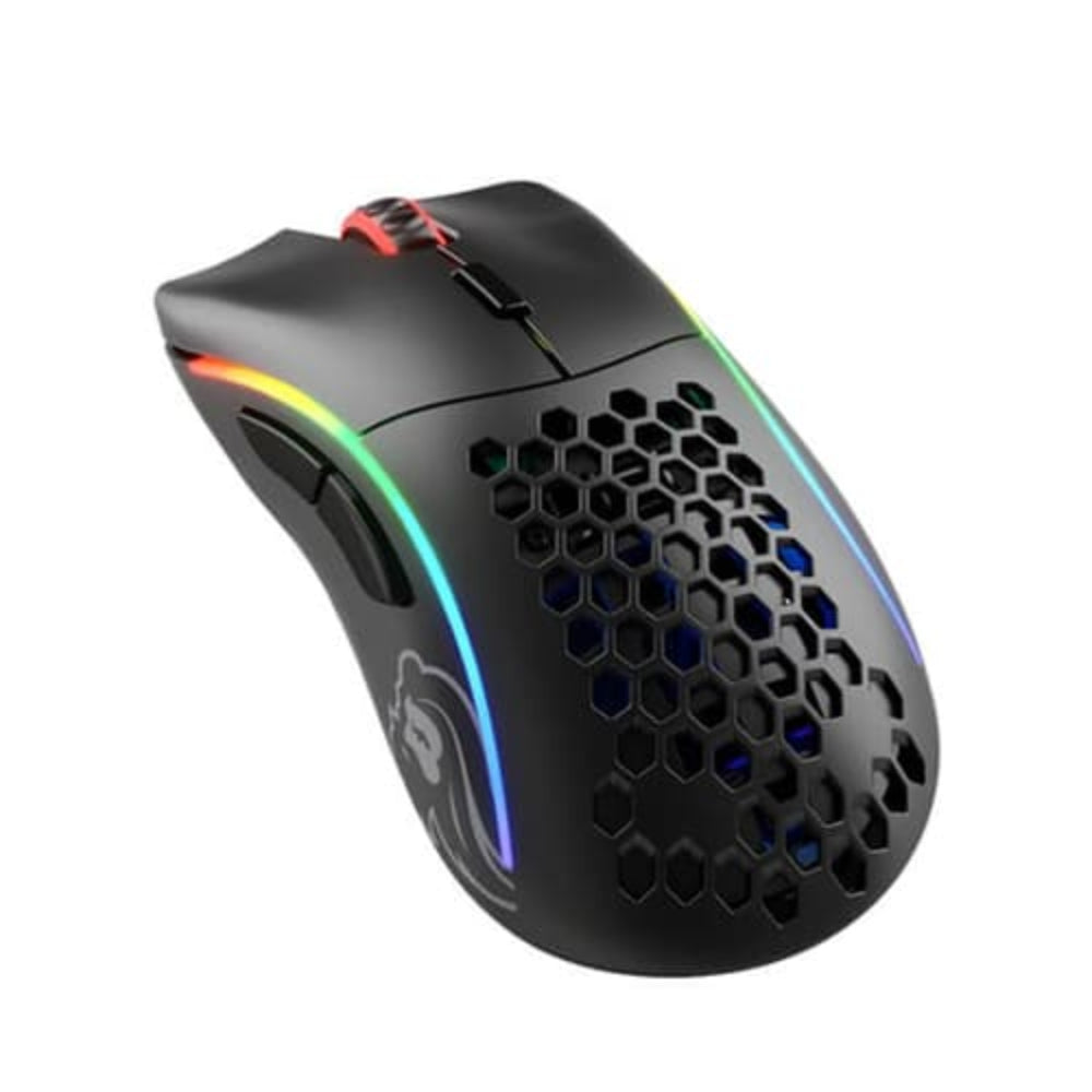 GLORIOUS Model D RGB Ergonomic Wireless Gaming Mouse ( Black ) ( 19000DPI / 6 Macro Buttons ) ( GLO-MS-DW-MB )