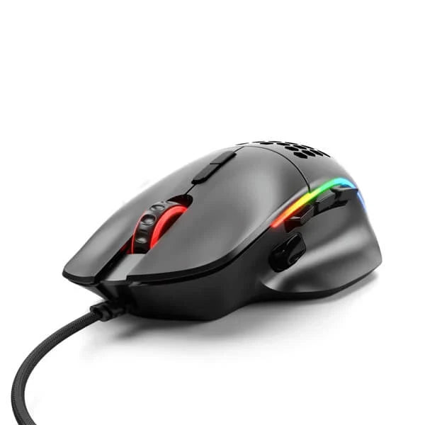GLORIOUS Model I Wired Ergonomic Gaming Mouse ( GLO-MS-DM-MB ) ( 19000DPI / 9 Macro Buttons ) ( Matte Black )