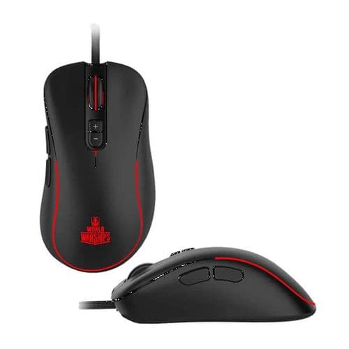 ANT ESPORTS GM270W Optical Wired Ergonomic Gaming Mouse ( GM270W ) (3200DPI / 7 Macro Button ) ( Black )