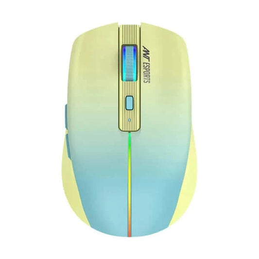 ANT ESPORTS GM400W Wireless Ambidextrous RGB Gaming Mouse ( GM400W-RGB-DULL-YELLOW ) ( 3200DPI / 6 Macro Buttons ) ( Dull Yellow )