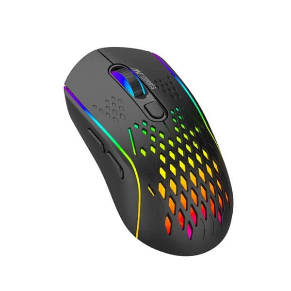ANT ESPORTS GM700 Wireless Ambidextrous RGB Gaming Mouse ( GM700-RGB-BLACK ) ( 4800DPI / 6 Macro Buttons ) ( Black )
