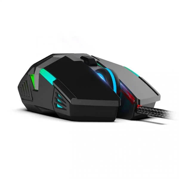 ANT ESPORTS GM90 Wired Ambidextrous RGB Gaming Mouse ( GM90 ) ( 3600DPI / 6 Macro Buttons ) ( Black )