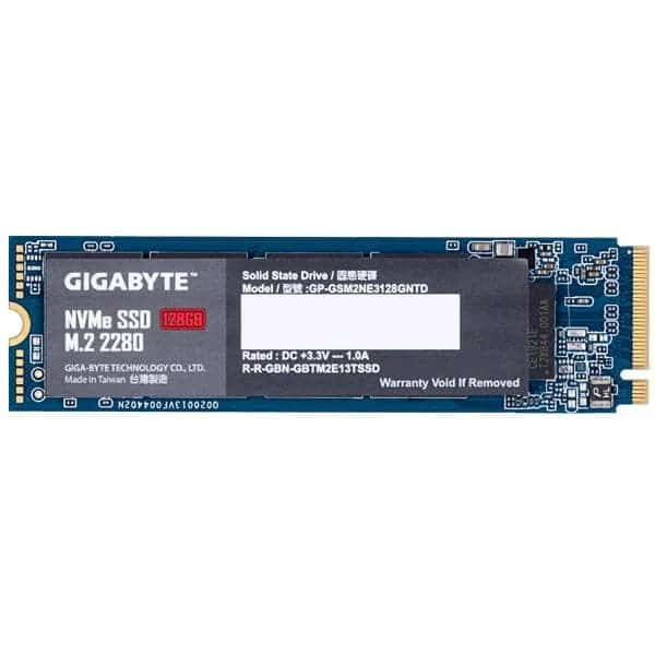 GIGABYTE 128GB M.2 NVMe Gen3 Internal Solid State Drive (SSD)