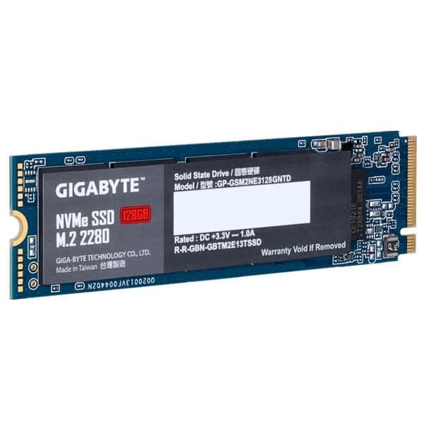 GIGABYTE 128GB M.2 NVMe Gen3 Internal Solid State Drive (SSD)
