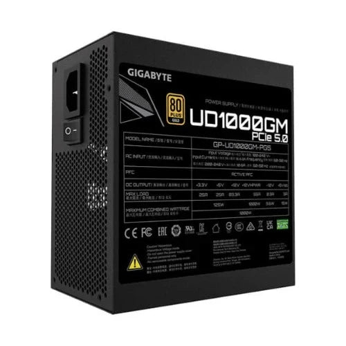 GIGABYTE UD1000GM PG5 80+ Gold Fully Modular ATX 3.0 Power Supply
