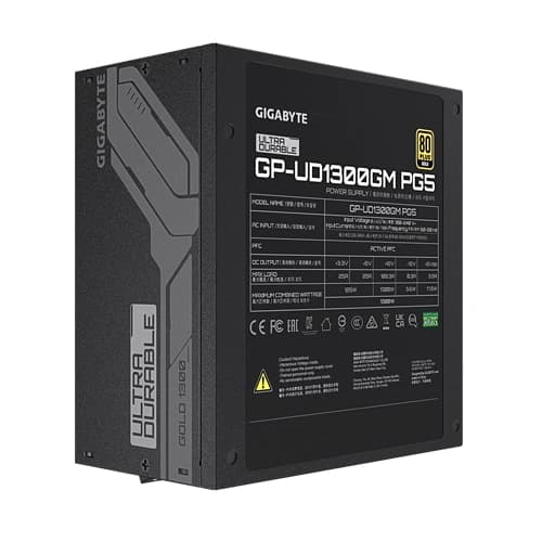 GIGABYTE UD1300GM PG5 1300W 80+ Gold ATX 3.0 Fully Modular Power Supply